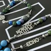 Design originale colore perline a catena di cuciture collana da uomo collana moda braccialetto moda alla moda marca selvatica hip-hop street in maglione alto