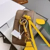 Ontwerper- Vintage Avondzak Handtas Messenger Bags Crossbody Bag Messing Hardware Jurk Cameras Purse