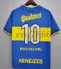 1981 Boca Juniors Retro Maradona Soccer Jersey ROMAN Riquelme Caniggia PALERMO 94 97 99 00 02 03 05 chemise de football classique à manches courtes