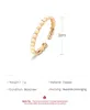 New creative jewelry popular simple jewelry geometric wave-shaped opening adjustable ring G1125