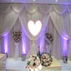 "10x20ft Wedding Party Event Decorative Backdrop Curtain - Elegant Stage Swag Gauze Background Drapery for Stunning Decor at Your Special Occasion"