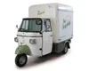 تصميم جديد قرد Piaggio دراجة ثلاثية العجلات شارع بيع البيرة بار الآيس كريم شاحنة السيارات الكهربائية غذاء عربة