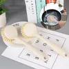 Long Handle Pot Brush Kitchen Pan Dish Bowl Washing Cleaning Tools Portable Wheat Straw Household Clean Brushes RRD11590