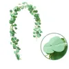 Decorative Flowers & Wreaths 2m Artificial Eucalyptus Leaves Vine Fake Greenery Garland Wedding Party Decoration Home Table Decor