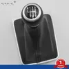 Dla VW Passat B6 B7 2005 2006 2007 2007 2009 2000 2011 2012 2013 2014 2014 2015 Samochód 6 Speed ​​Gear Stick Pokrętło zmiany biegów ze skórzanym bootem