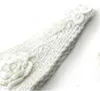 Beanie/Skull Caps Klassisk blommor Kvinnor Sticked Headwrap Knitting Crochet Hat Solid Colors Ear Warmers For Girls Teens Women Beanies Delm