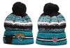 New Football Beanies 2021 Sideline Sport Cuffed Knit Hat Pom Cap 32 Teams Knits Mix And Match All Caps a15530254