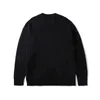 Herrtröjor Fashion Paris Mens Högkvalitativa avslappnade runda långärmade tröjor Män kvinnor bokstäver tryck hoodies 3 färger