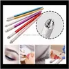 100 pz penna di trucco semipermanente 3D ricamo trucco strumento manuale tatuaggio sopracciglio penna microblade 5 colori Jdpru W95Rk