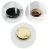 Badkamer wastafel gootsteen pop-up afvoer mat zwart massief messing materiaal afvalstopper wit, zilver, zirkonium goud, geborsteld goud