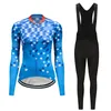 Ensembles de course femmes maillot de cyclisme résistant au soleil ensemble 2022 à manches longues vélo de route vêtements BIB Gel Kit femme vélo vêtements vtt costume uniforme robe