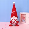 2022 Bomboniera bambola senza volto Decorazioni per San Valentino Amante Ornamento Arco nano Freccia Cupido Rudolph Puntelli per finestre RRD12715