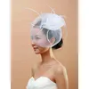 feather wedding veils