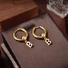 Fashion Women Dangle Earring studs new Unique Shaped Brand B letters Pendant with logo shiny non-fading Chandelier Earrings new