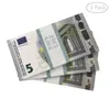 Prop Money Copy Banknote Zabawna impreza walutowa Fałkowite pieniądze Euro Prezent dla dzieci 50 dolarów bilet Faux Billet211Hy9zx