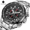 WWOOR Orologio Da Uomo Top Luxury Brand Militare Quadrante Grande Mens Orologi Al Quarzo Nero Sport Cronografo Impermeabile 8868 Reloj Hombre 210527