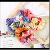 9 Colors Ins Velvet Hair Scrunchies Tie Dye Hair Band Stretchy Rainbow Hairbands Women Loop Holder Girls Hair Accessories Tjjqa Y7Yfd