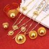 Ethiopian Gold Color Jewelry Sets Hair Piece Forehead Chain Eritrea Wedding Gift Habesha H1022