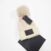 Solid Color Designer Fur pom poms Kid Hat Winter Czapki Dla Kobiet Czapki Dziecko Dzianiny Czapki Czapka 1-12 lat