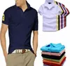 Wysokiej jakości krokodyl koszulka Polo męskie solidne bawełniane spodenki Polo letnie Casual Polo Homme t-shirty męskie koszulki polo Poloshirt