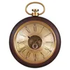 Silencieux rétro horloge murale métal Style américain verre luxe créatif horloge murale salon Zegar Scienny décoration de la maison DG50WC H1230