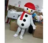 Mascot trajes de alta qualidade venda natal boneco de neve mascote festa de natal performance mascot traje tamanho adulto parada anunciar