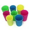 NEU2021Neue Silikon-Pint-Gläser Squishy Bier Weingläser Gummi faltbare unzerbrechliche Tasse 370 ml 8 Arten Farbe RRE10720