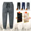 Heren dikke fleece thermische broek buiten winter warme casual broek joggers sport warme zweetbroek voor mannen pantalones Hombre 2111201
