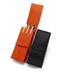 Карандашные пакеты EST Кожаный фонтан Pen Case, 3 держатель держателя ручек, отдельный игровой авторизен, перевозящий сумку офисные аксессуары
