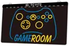 TC1172 Game Room Console Light Sign Dual Color 3D Engraving