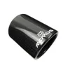 1PCS Car Universal Exhaust Pipes Glossy REMUS Carbon Fiber Cover Muffler Pipe Tip Carbon Fiber Case Exhaust Tip housing5184018