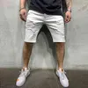 Sommer Mode Casual Slim Fit Herren Stretch Kurze Jeans Hohe Qualität Elastische Denim Shorts 210322