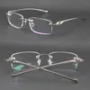 Säljer Rimless Metal Leopard Series Panther Optical 18K Gold Solglasögon Square Eyewear Round Forme Face Glasses Mane and Female W293U