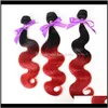 Zhifan Extensions Ombre Dark Roots Crochet Deep Wave Weave Body Waves Curly Natural Synthetic G7Bgr Bulks Vdgkf