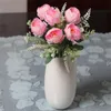 Decorative Flowers & Wreaths 1 Pc Artificial Fake Flower Peony Bouquet Fashion Home Decoration Party Livingroom Office Wedding Accessories