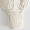 Sexy Off Shoulder Knitted Sweater Women Jumper Spring and Autumn Pullover Long Sleeve Knitwear Female Streetwear 210430