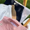 Sommar barn unisex bomull linne casual shorts pojkar och tjejer tunna 4 färger lös 210708