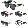 Fashion Outdoor Beach Sun Glasses Metal Big Frame Sunglasses For Men Women Uv400 Summer Eyewear With Box And Case Ppfashionshop