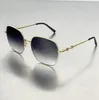 Herren- und Damen-Sonnenbrille mit Farbverlauf, hellbraun, Vintage-Stil, runde Form, Vollformat-Modebrille