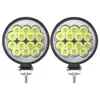 Lampada da lavoro a LED per auto da 42 W 9 V-60 V Rotonda 6500 K 1200LM Lampada da lavoro bianca a luce diurna super luminosa per camion moto