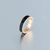 New high-quality designer titanium steel ring fashion jewelry men's simple modern band rings ladies' gift318l