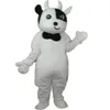 Costume della mascotte delle mucche bianche di Halloween Mucca da latte dei cartoni animati Personaggio a tema anime Formato adulto Festa di compleanno di carnevale di Natale Vestito operato