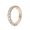 Anel de Natal de Inverno 2021 925 Prata Esterlina Sparkling Row Eternity Rings Para Mulheres Três Pedras Vintage Vinta Solitaire Anel Ani336p