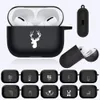 Borsa per bagagli con guscio per auricolare wireless Bluetooth Apple Airports Pro a2084 a2083 con guscio in gomma siliconica morbida9630535