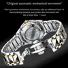 2020 Lige mode montre-bracelet hommes automatique Tourbillon tungstène acier étanche affaires montres mécaniques Relogio Masculino Q0524