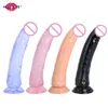 Nxy Sex Products Godes Dildio pour Femmes Gode Gelée Douce Mâle Aspiration Artificielle Petit Pénis Réaliste Femelle Lesbiennes Jouets Plug Anal Godesex 1227