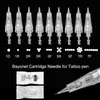 50pcs disposable permanent makeup Cartridge needles Bayonet Tattoo gun 1RL/3RL/5RL for digital eyebrow/lips/eyeliner machine 210323