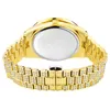 Hip Hop Trend 18k Gold Diamond Men's Watch Top Iced Out Waterproof Quartz Reloj HOMBRE WRISTWATCHES2249