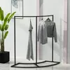 Hangers Rekken Kledingwinkel Display Rek Assemblage Ronde of S Type Demontage Combinatie van ijzeren hangende opslag