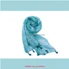 Okłady kapelusze, szaliki Rękawiczki Moda AessoriessCarves 180 * 120 cm Bawełniana Pościel Woile Scarf Jesień Winter Men Foulard Square Hidżab Szal damski